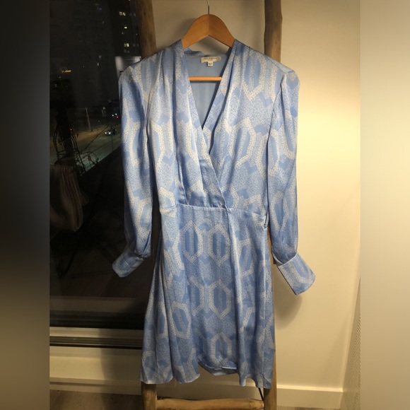 Equipment Fanetta Wrap Dress, - Picture 5 of 8
